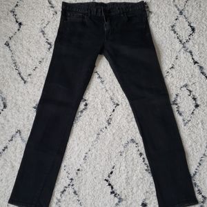 Uniqlo Black Skinny Jeans Size 33x32